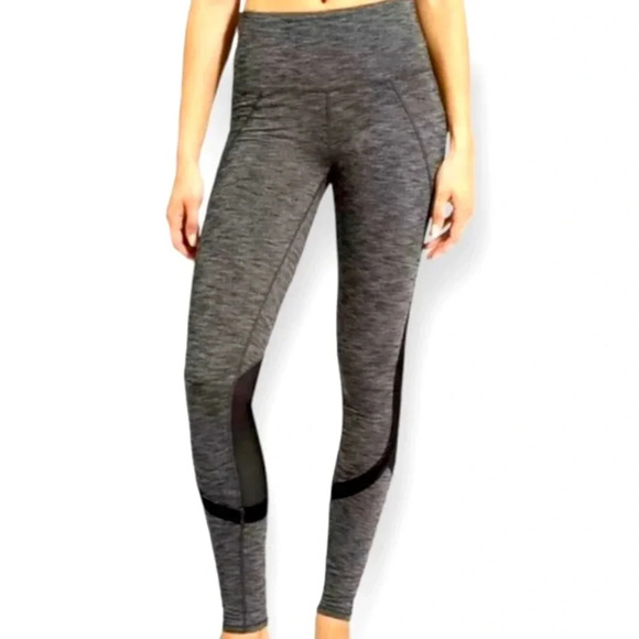 Athleta Pli High Rise Mesh Detail Full Length Leggings - Picture 1 of 6